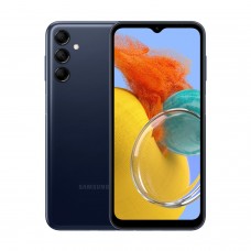 Celular Samsung Galaxy M14 5G Azul Marinho 128GB, 4GB, Câmera Traseira Tripla de 50MP, Bateria de 6000mAh, Processador Octa-Core, Tela Infinita de 6.6" 90Hz